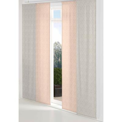 Schiebegardine WIRTH "Telfort" Gr. 2, orange (terra), B:60cm H:175cm, Jacquard, Baumwolle, Polyester, Gardinen Image