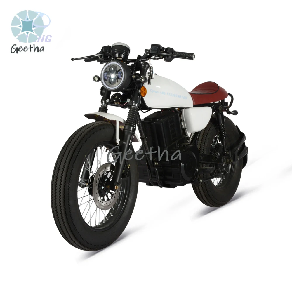 Chine Moto électrique à grande vitesse Moto Electrica 1500w Moto électrique adulte, conception rétro de Moto électrique adulte