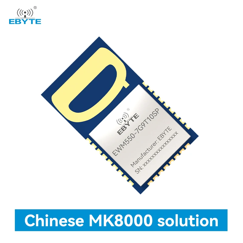 UWB Drahtloses Entfernungs- und Positionierungsmodul MK8000 EBYTE EWM550 Modul-Testplatine Ultra-Breitband UART CH5/CH9 SMD Image