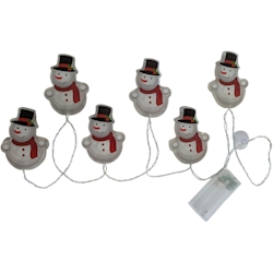 FHS Fensterbild Schneemann 6LED Image