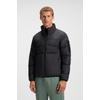 Daunenjacke BOSS GREEN, Herren, Gr. L, blau (dunkelblau402), Web, Obermaterial: 100% Polyester. Füllung: 80% Entendaune, 20% Entenfeder, unifarben, casual, regular fit normal, hoch geschlossener Ausschnitt, Langarm abgesteppte Kante, Jacken,...