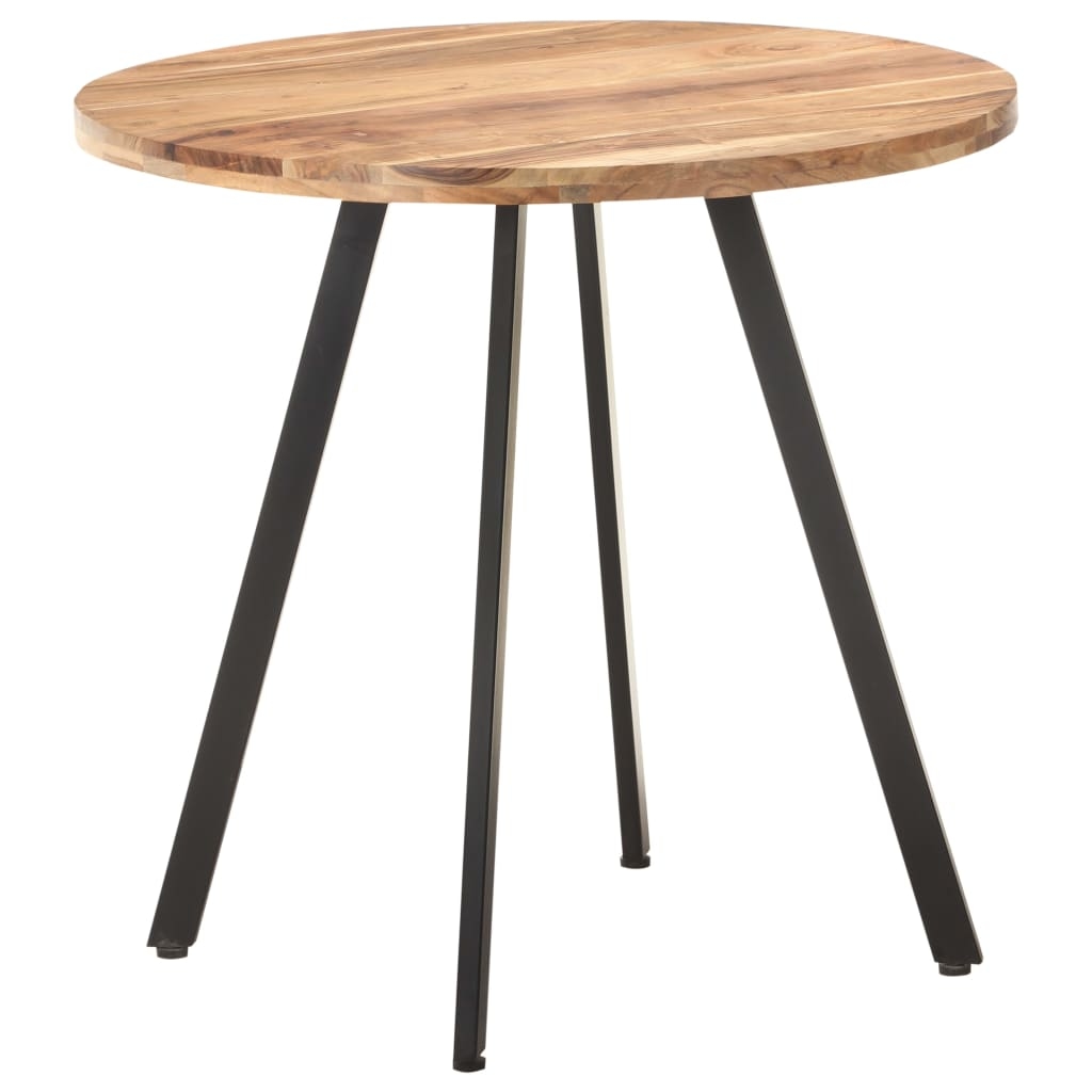 vidaXL Esstisch 80 cm Massivholz Akazie Image