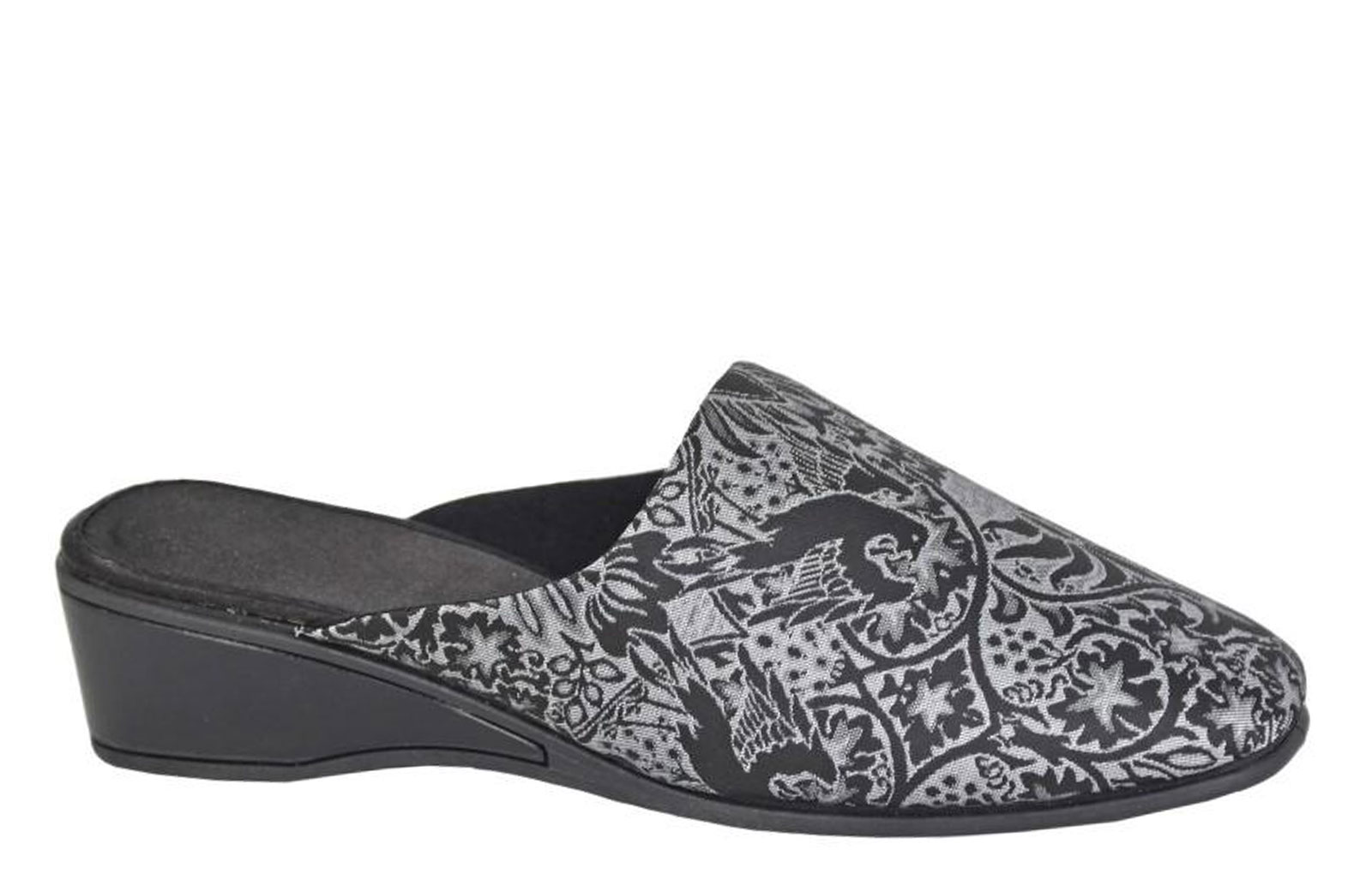 Sleepers Priya Womens Slippers - Black - Size UK 4 | Sleepers Sale | Discount Designer Brands