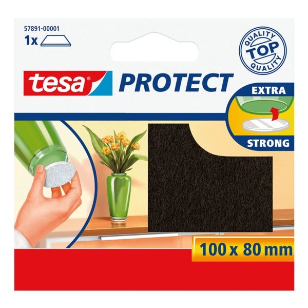 tesa Filzgleiter »tesa Protect« 100x80 mm braun Image