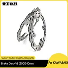 OTOM moto disque de frein avant arrière pour KAWASAKI KX125 KX250 KX250F KX450F KLX450R RMZ25 disque de frein en acier Rotor pièce de vélo de saleté