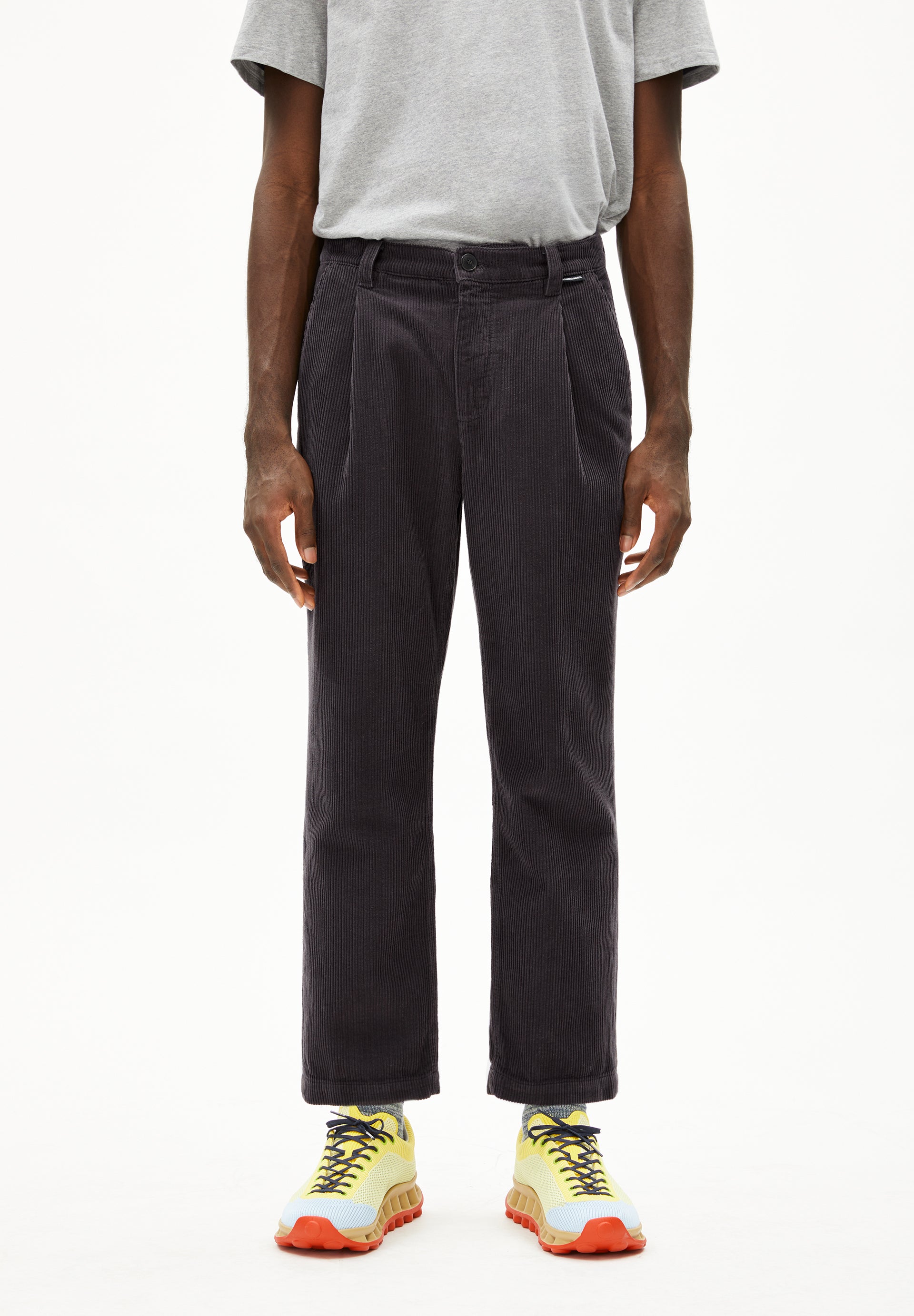 ARAANIO | Cord Hose aus Bio-Baumwolle - anthrazit (34) Image