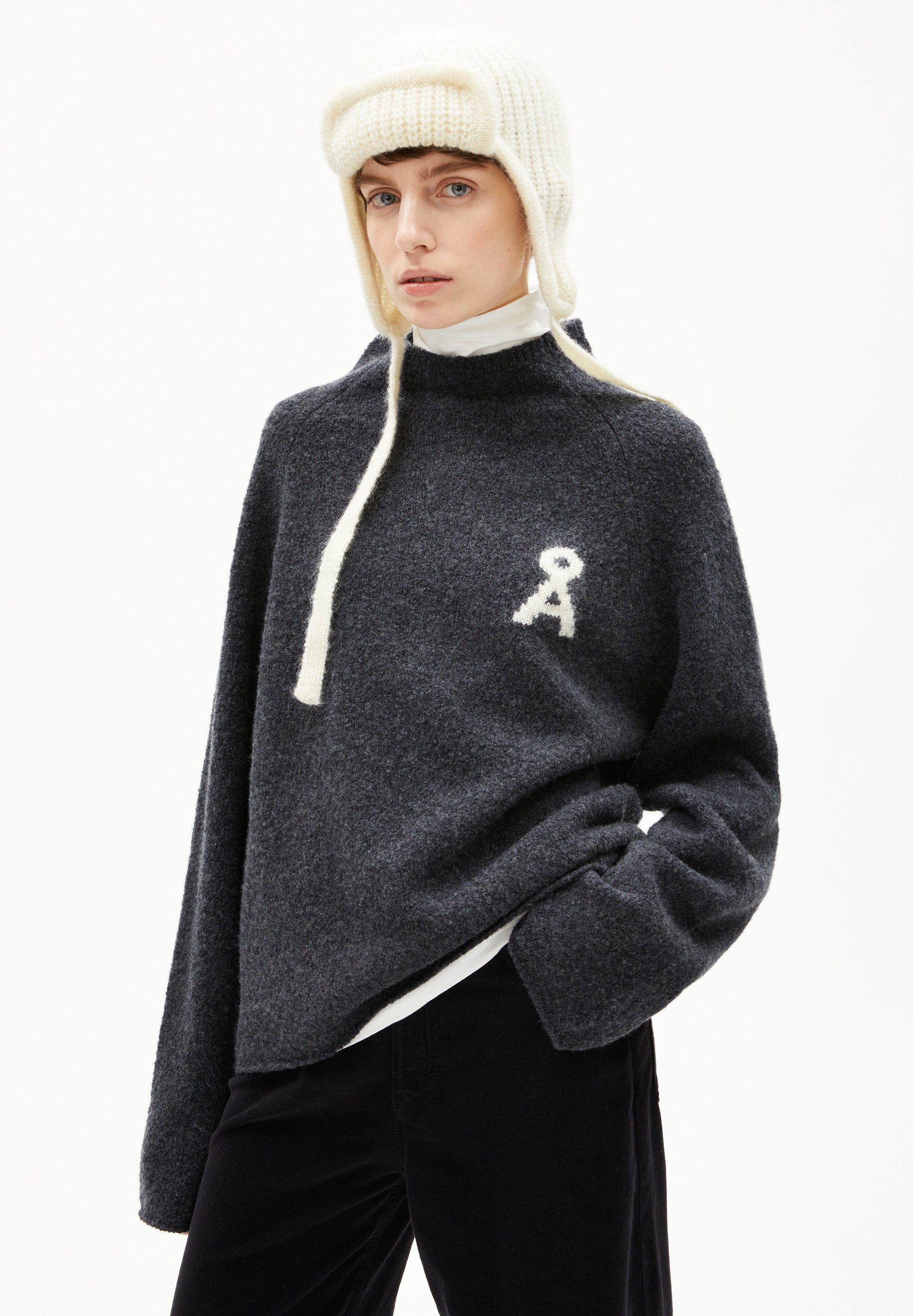 ICONIC Å MONALAA BOUCLÉ | Pullover aus Woll Mix - mehrfarbig (M) Image