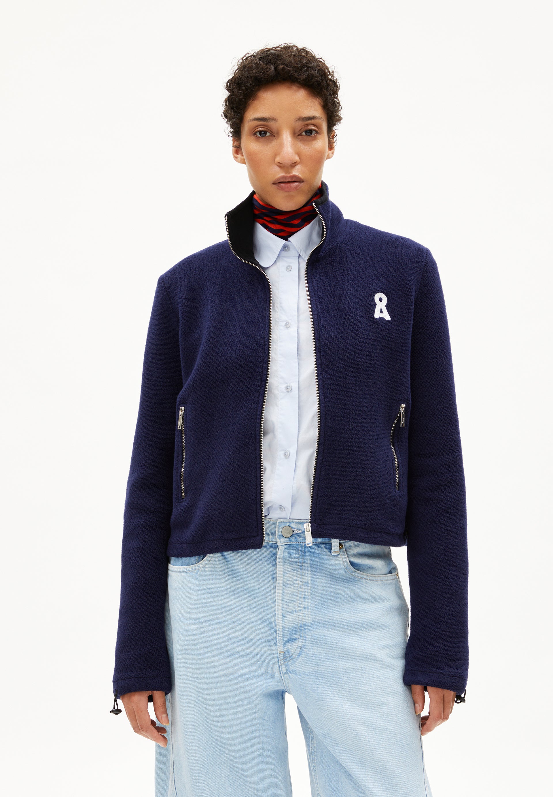 ICONIC Å ALANKAA | Jacke aus Bio-Baumwolle - blau (M) Image