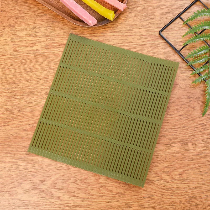 1Pc Küche Sushi Roller Matten Waschbar Wiederverwendbare Form Matte DIY Japanischen Roll Maker Roll Pad Hand Werkzeug Image