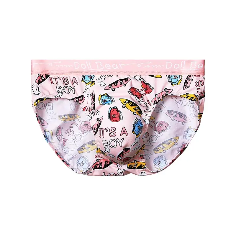 3 Stück antibakterielle Herren-Unterhosen aus reiner Baumwolle, Herren-Slips, Baumwolle, bequem, personalisierbar bedruckt, atmungsaktiv Image