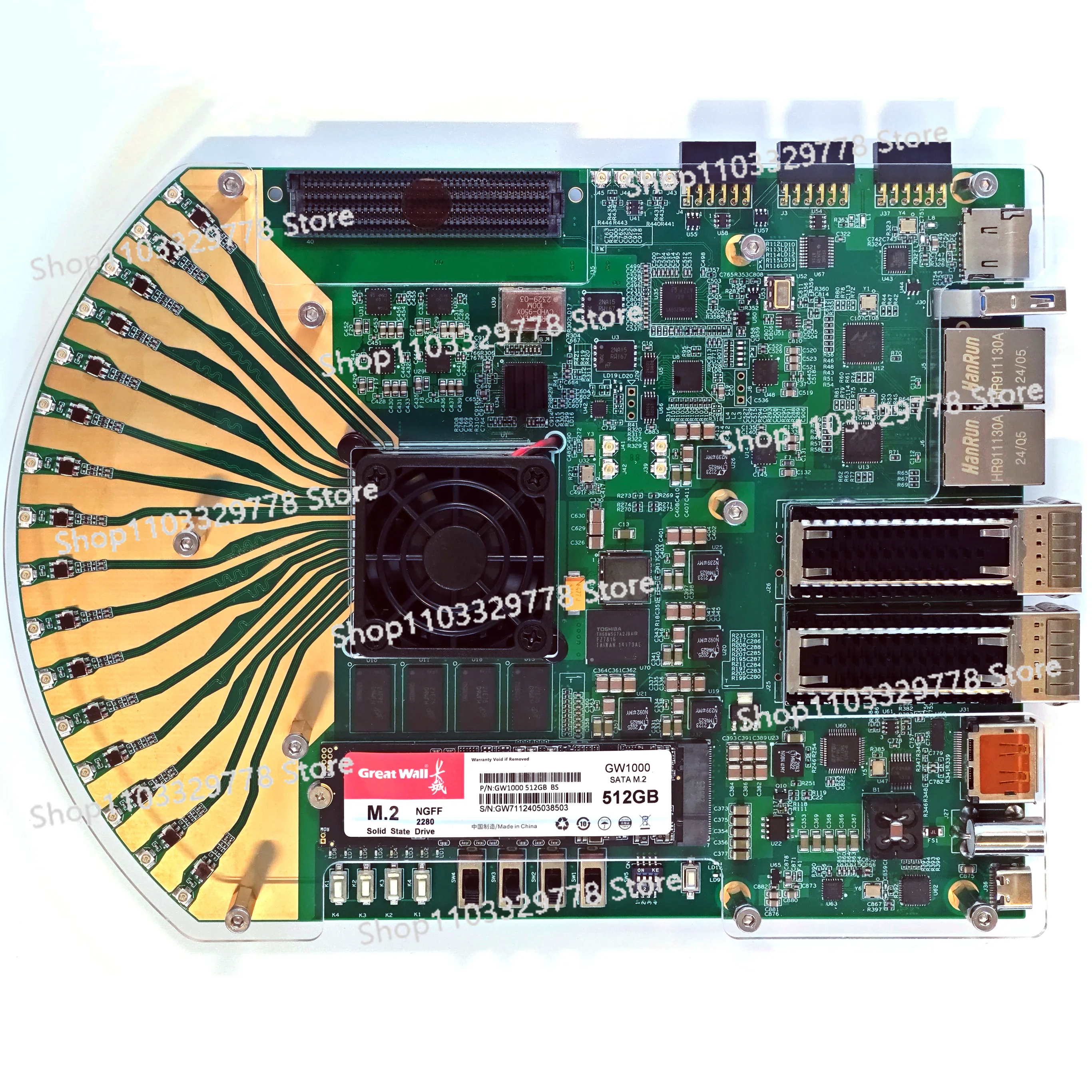 RFSOC-Entwicklungsboard 47DR-Softwareradio, unterstützt Tutorials, perfekte technische Unterstützung Image