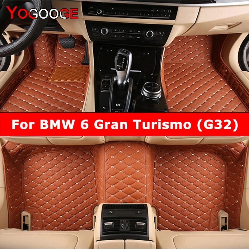 YOGOOGE Custom Car Fußmatten für BMW 6GT 6 Gran Turismo (G32) Auto Teppiche Fuß Coche Zubehör Image