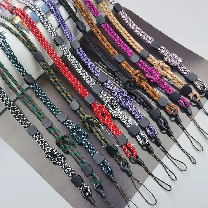 2 in 1 Detachable Wrist Strap + Necklace Lanyard Cell Phone Hand Cord Mobile Rope for Mobile Smartphone Phone Chain Key Strap