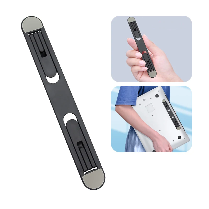 Tragbarer Laptop-Ständer, faltbar, unterstützt Notebook-Ständer, Computer-Laptop-Halter, Kühlhalterung, Riser für MacBook-Laptops, Zubehör Image