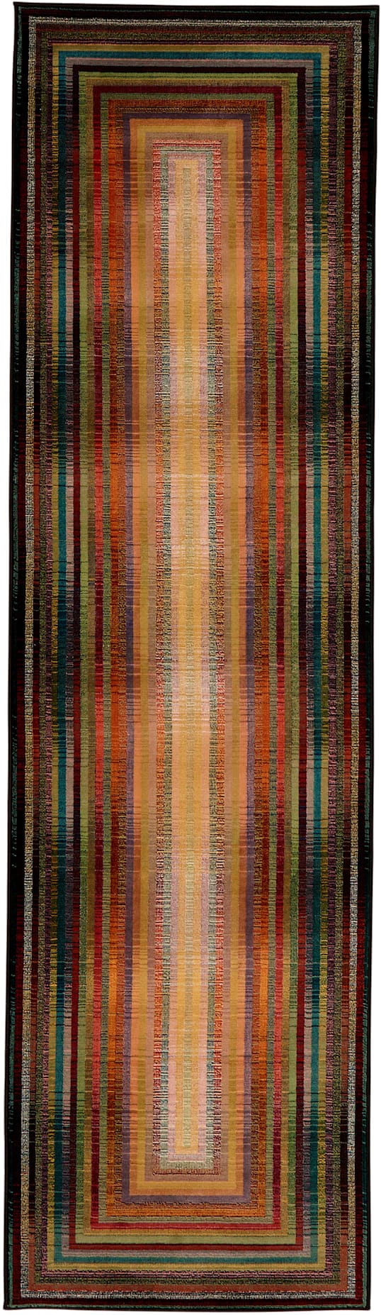Teppich HEINE HOME Gr. 7, bunt, H:10mm Ø:155cm, Kunstfaser, Polypropylen, Teppiche, Kurzflorteppich Webteppich Flachgewebeteppich Teppich Image