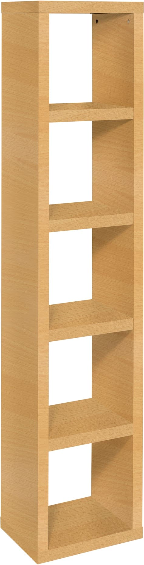 Regalwürfel HEINE HOME, braun (buchefarben), B:39,5 H:182 T:29,5, MDF, Regale Image