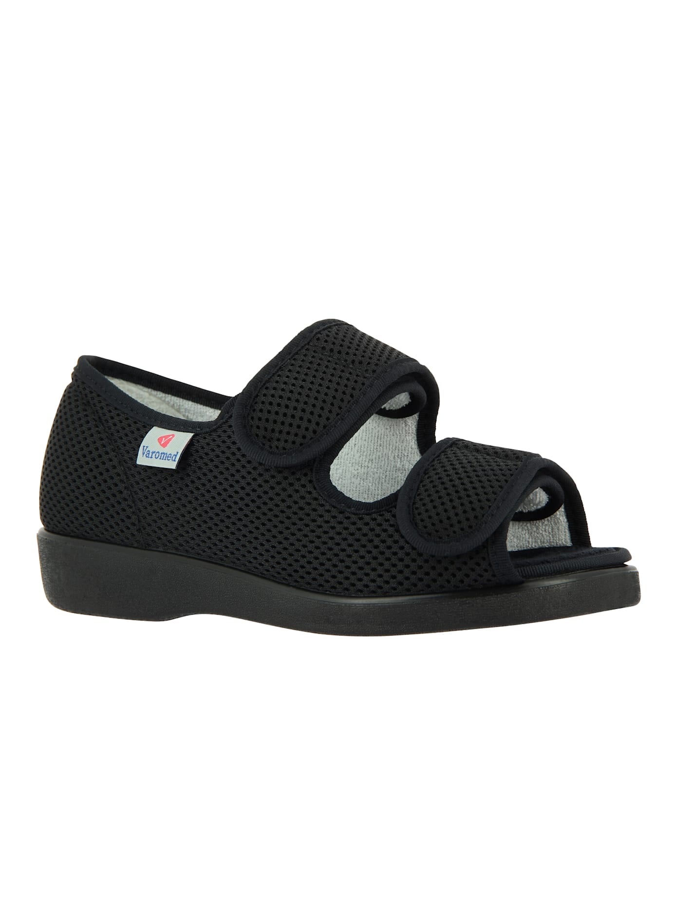 Sandale VAROMED, Gr. 46, schwarz, Polyester, Schuhe