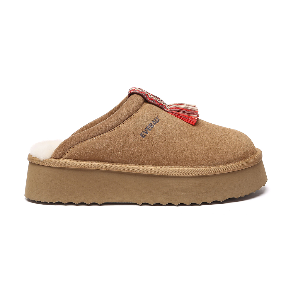 EVER AU Australien Damen Caspian Plüsch-Lammfellpantoffeln