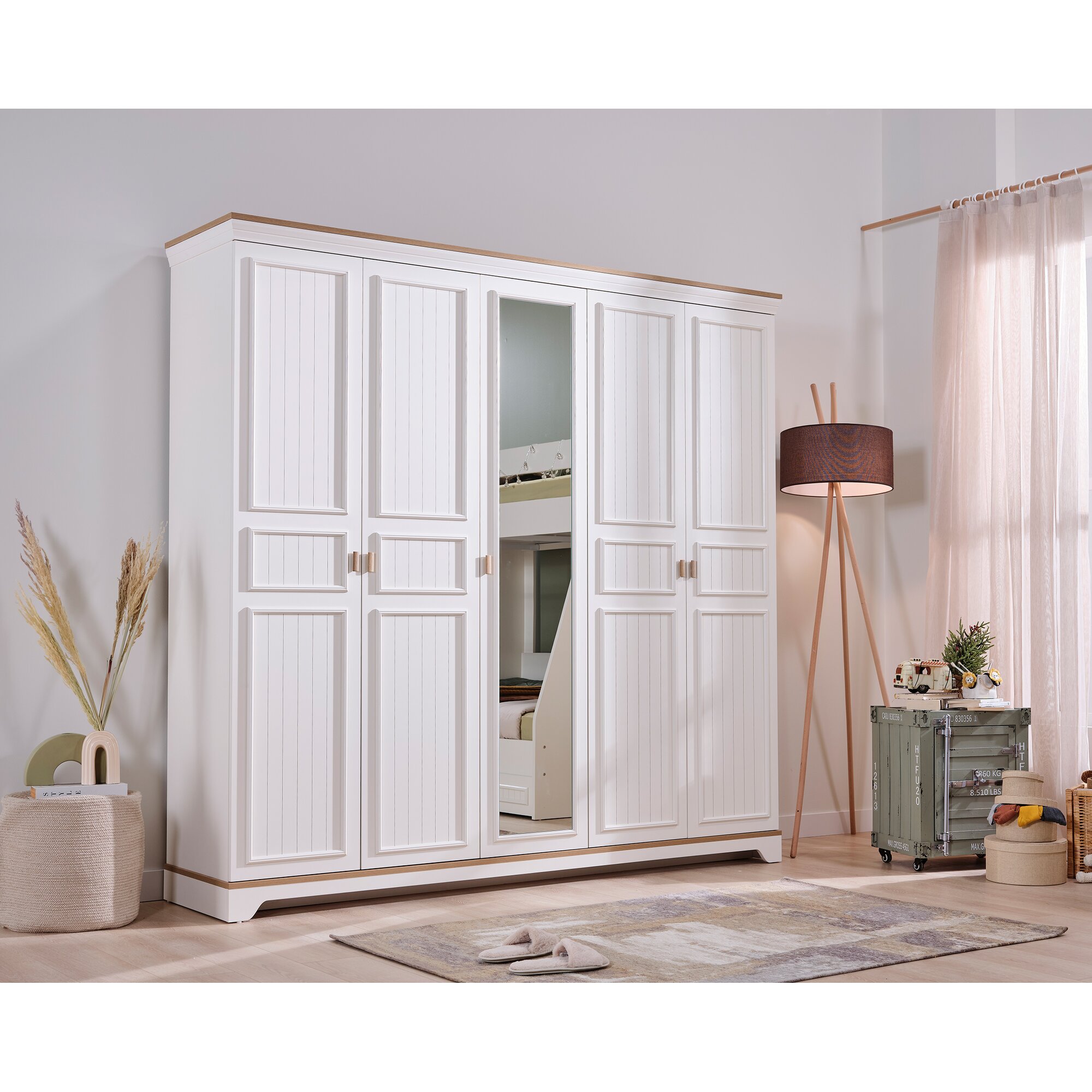 INFANSKIDS »Monte« Kleiderschrank 5-türig