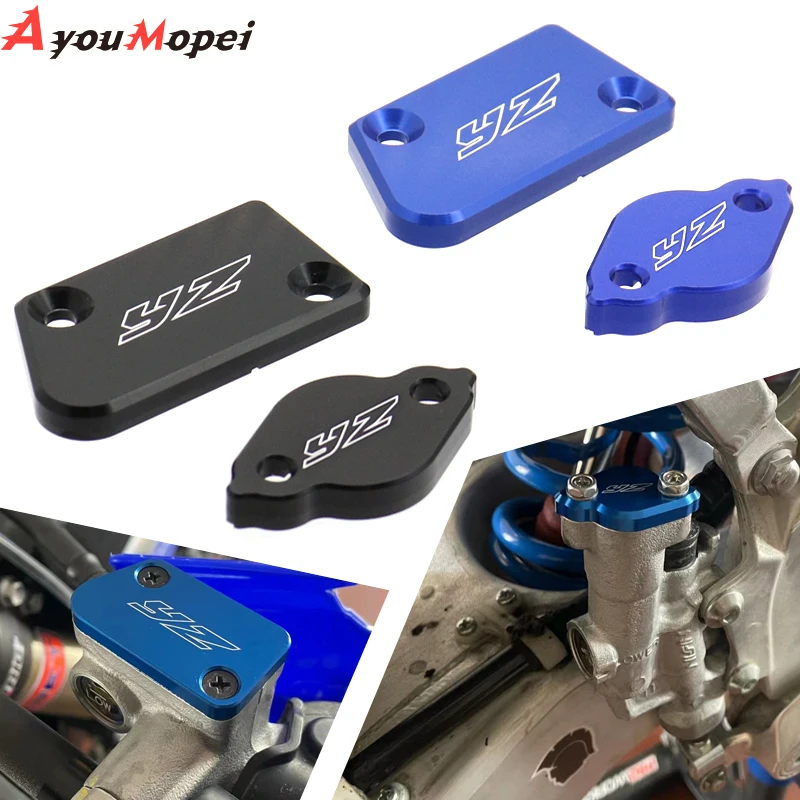 Nuovo Anteriore Posteriore Serbatoio Liquido Freni Copertura Per YAMAHA YZ 65 85 125 250 450 Tappo Cilindro Maestro del Freno YZ65 YZ85 YZ125 YZ250 YZ450