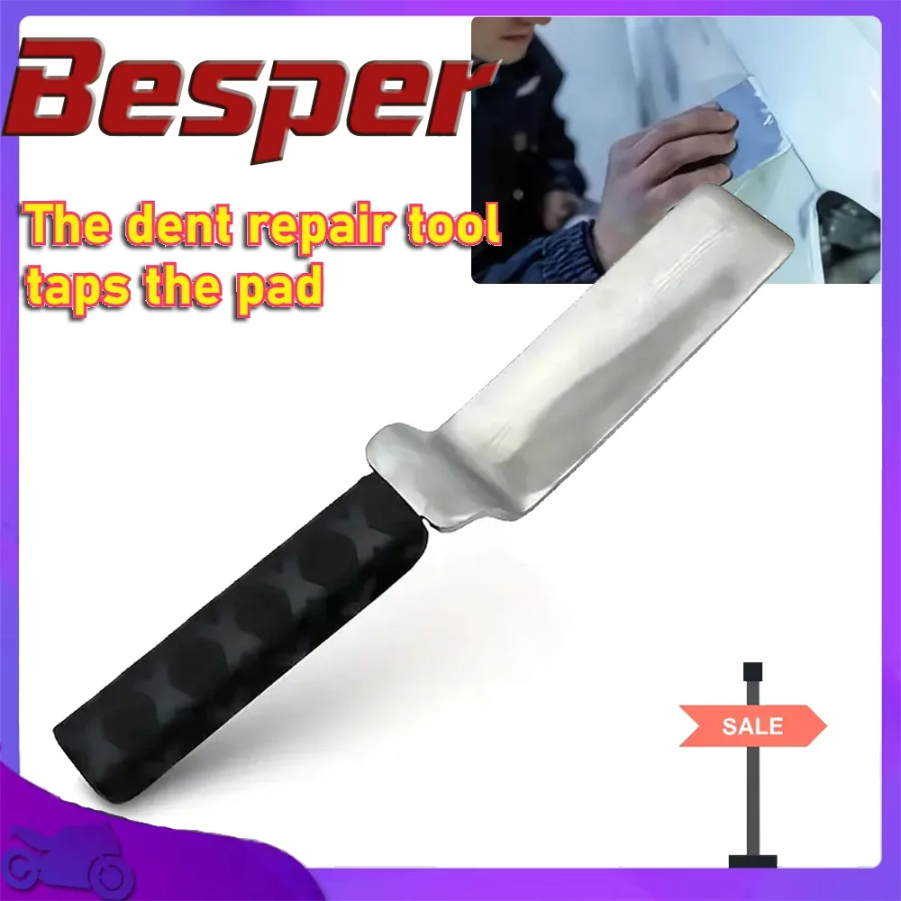 Auto Dent Repair Tool Edelstahl Z-Typ Gummigriff Nivellierung Flattern Pad Körper Dent Removal Tool Image