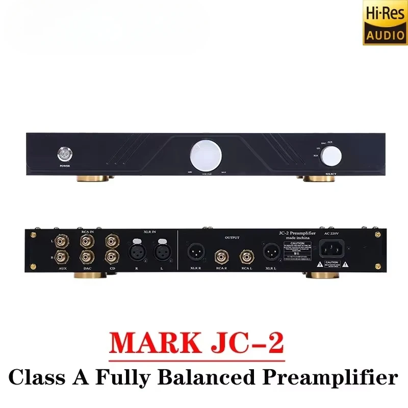 Der vollständig symmetrische Vorverstärker der Klasse A von Mark JC-2 mit geringer Verzerrung unterstützt einen XLR-Single-Ended-HiFi-Vorverstärker für Audioverstärker Image