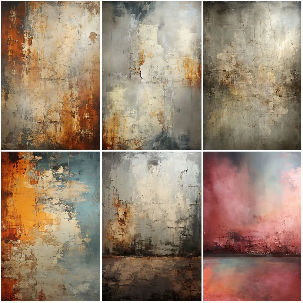 Mocsicka Fotografie Hintergrund Retro Wand Abstrakte Kunst Graffiti Kinder Erwachsene Hintergrund Für Foto Studio Foto-shooting Requisiten Tapete Image