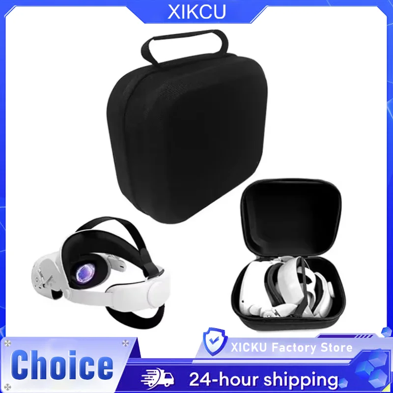 Tasche Für Oculus Quest 2/Meta Quest 3/Pico 4 Fall Tragbare Boxen VR Headset Reise Tragetasche harte EVA Lagerung Box Tasche Image
