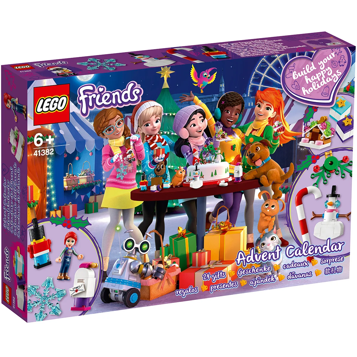 Lego Friends 41382 Weihnachts-Countdown-Kalender, Puzzle-Bausteine Image