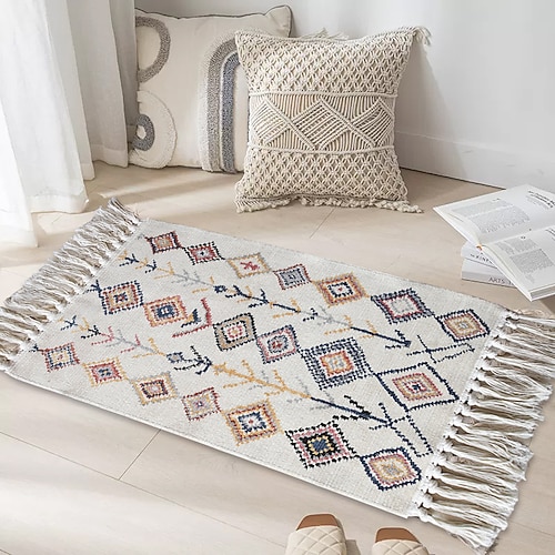 Berberteppiche Plüschteppich für Schlafzimmer und Wohnzimmer dicker Schaumstoff mit vollständiger Abdeckung Puzzleteppich weicher rutschfester maschinenwaschbarer Teppich für die Wohnkultur Image