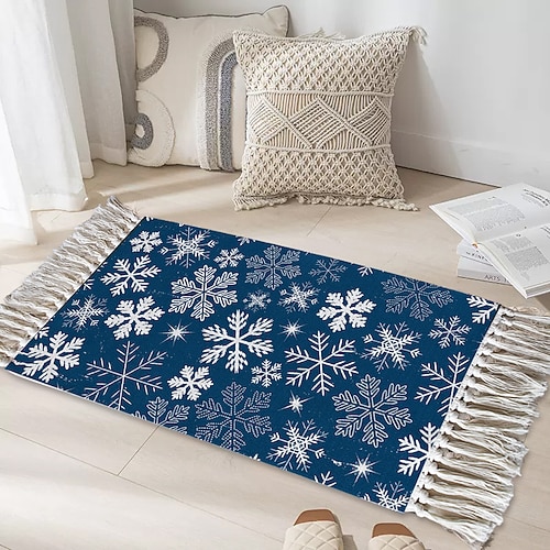 Berberteppiche Plüschteppich für Schlafzimmer und Wohnzimmer dicker Schaumstoff mit vollständiger Abdeckung Puzzleteppich weicher rutschfester maschinenwaschbarer Teppich für die Wohnkultur Image