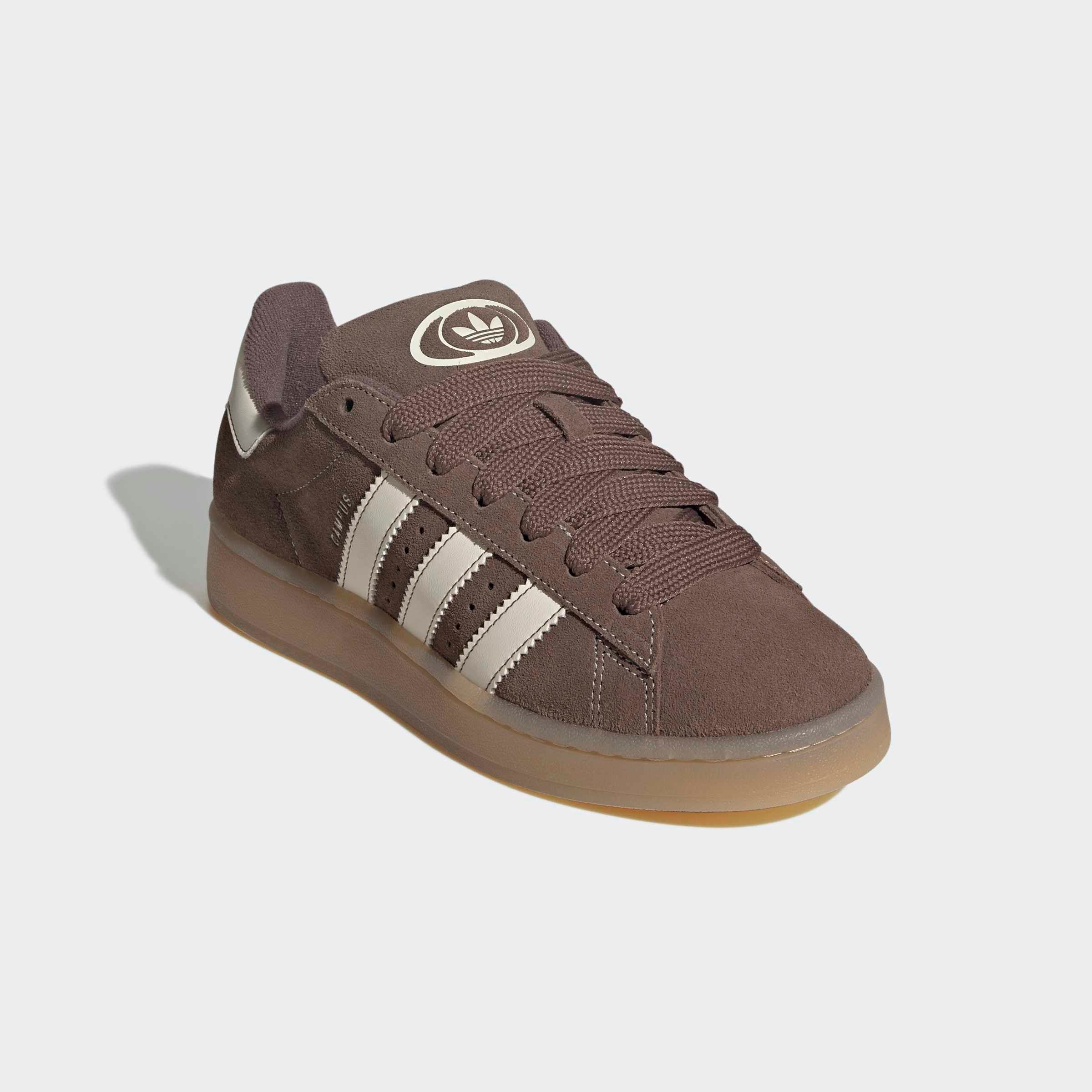 Sneaker ADIDAS ORIGINALS "CAMPUS 00S", Gr. 40,5, earth strata, wonder weiß, magic beige, Leder, Schuhe