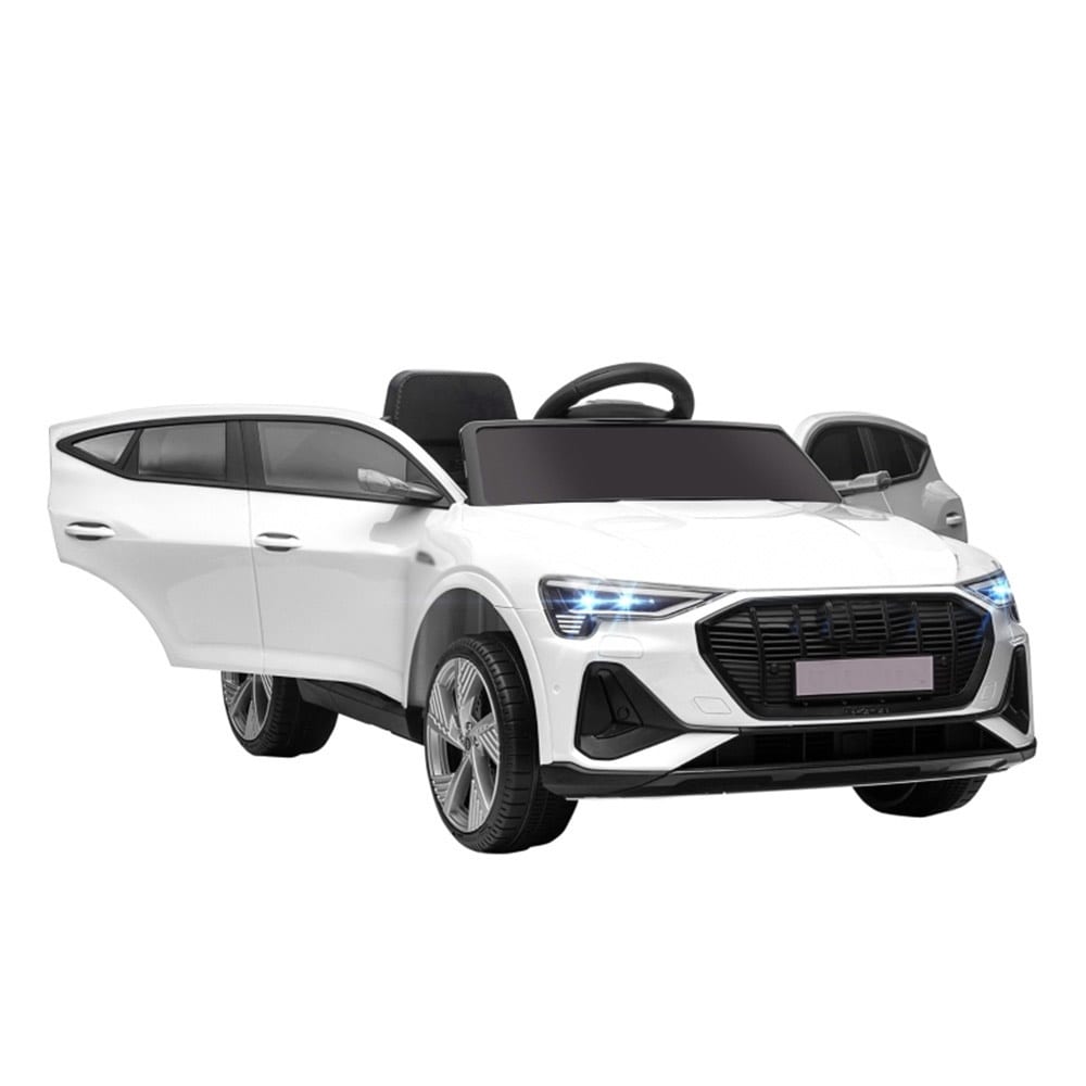 12V Electric Ride-On Car for Toddlers with USB Music LED Lights and Dual Motors Safety Wheels - 42.5