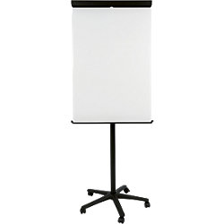 Bi-Office Mobiles Flipchart Stahl 75 (B) x 200 (H) cm Schwarz
