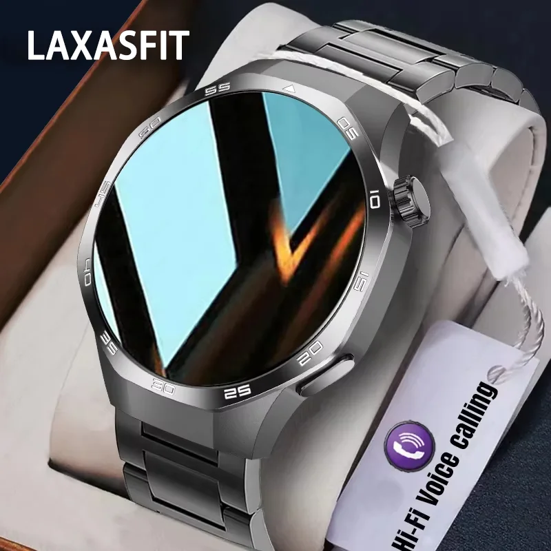 LAXASFIT 2025, neue Smartwatch für Herren, 1,52 HD-Bildschirm, Bluetooth, Sprechen, Herzfrequenzmesser, Herren und Damen, NFC, Outdoor-Sport-Smartwatch Image