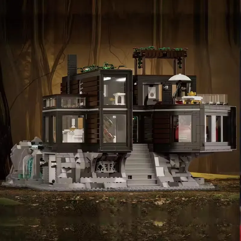 MOC Vampirhaus Modell Technische Bausteine Montage 3388PCS Street View Konstruktion für Erwachsene Spielzeug Weihnachtsgeschenke Image