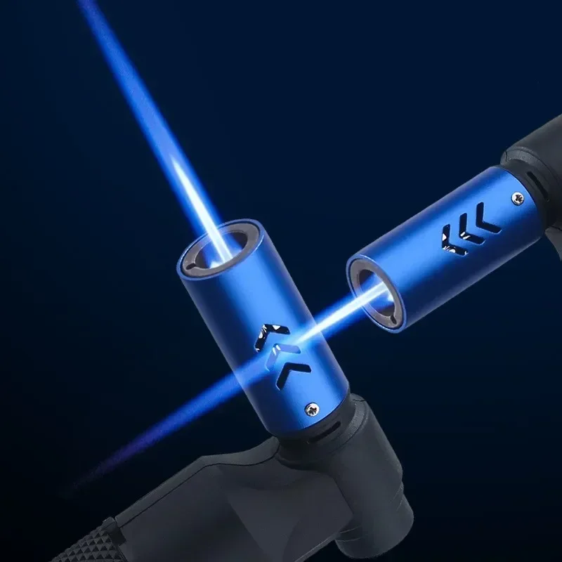 EHRLICHES Gasfeuerzeug, Spray, Butan, Zigarrenfeuerzeug, winddicht, Küche, Rohr, Grill, Metall, Schweißen, Outdoor, kleines Werkzeug, Herren-Fackel Image