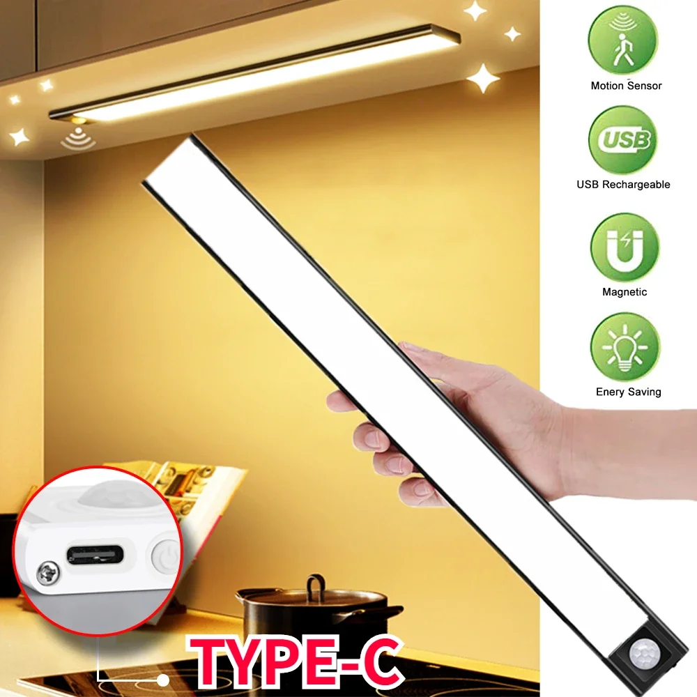 Nachtlicht Led Licht Unter Schrank Licht Motion Sensor Nachtlicht Schrank Licht Schrank Küche Beleuchtung Magnetische Nachtlicht
