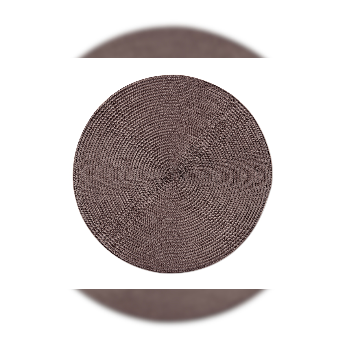 Excelsa Set Mit 6 Tischsets Round Plastik 36x0,2x36 cm Braun Image