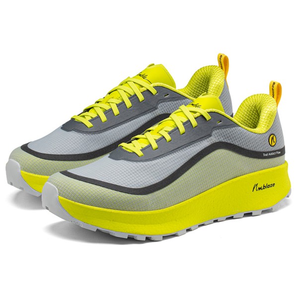 Joe Nimble - Women's Trail Addict Flow - Trailrunningschuhe 38,5 | EU 38,5 gelb/grau