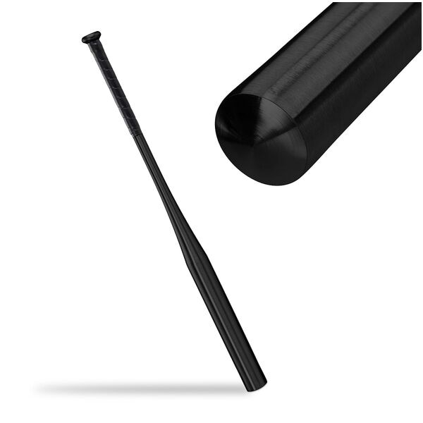 relaxdays Baseballschläger aus Aluminium schwarz Image