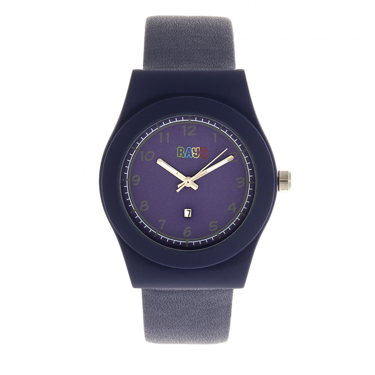 Montre à bracelet en cuir Crayo Dazzle avec date Image