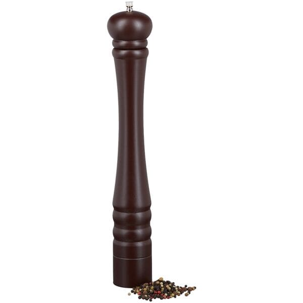 relaxdays Pfeffermühle aus Holz 40 cm Braun Image