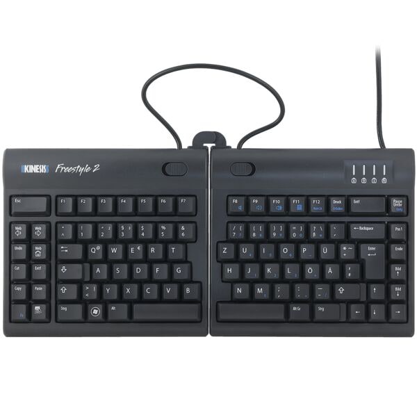 KINESIS Kabelgebundene Tastatur »Freestyle 2« schwarz, 1.6 cm Image
