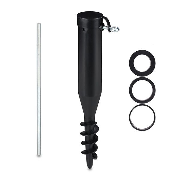 relaxdays Sonnenschirm Bodenhülse 38 - 50 mm Image