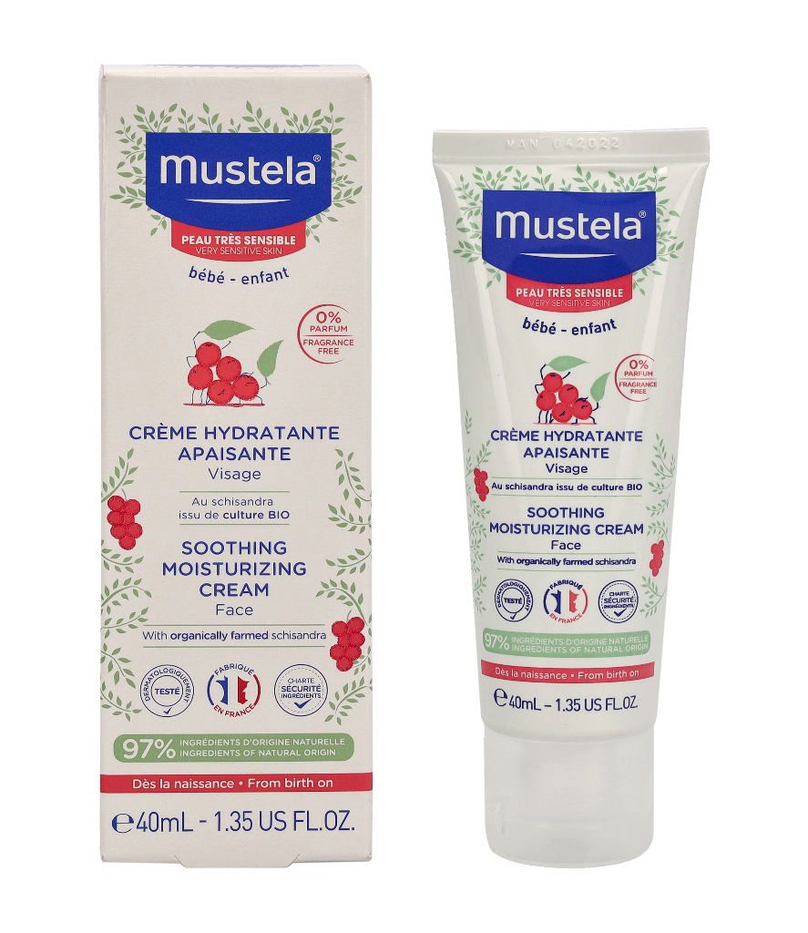 Mustela Bebe Beruhigende Feuchtigkeitsgesichtscreme 40 ml Image