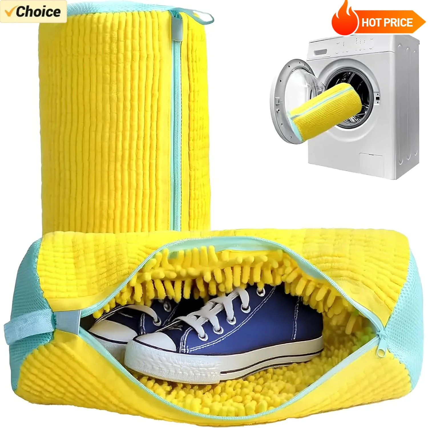 2Pcs Shoe Washing Machine Bag Sneaker Cleaning Laundry Shoe Bag For Washer Dryer Reusable Shoe Washing Bag Shoe Washing Machine