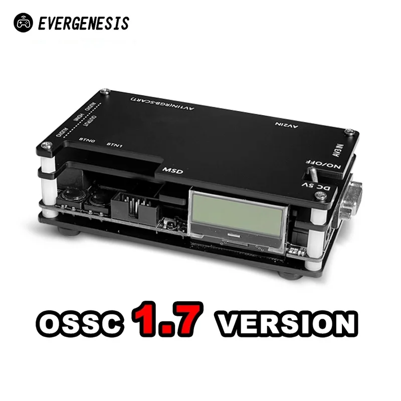 OSSC HDMI Upscaler Open Source Scan Converter Adapter Top Version für PS2 SEGA Saturn Nintendo 64 PC Motor Retro Gaming Konsole