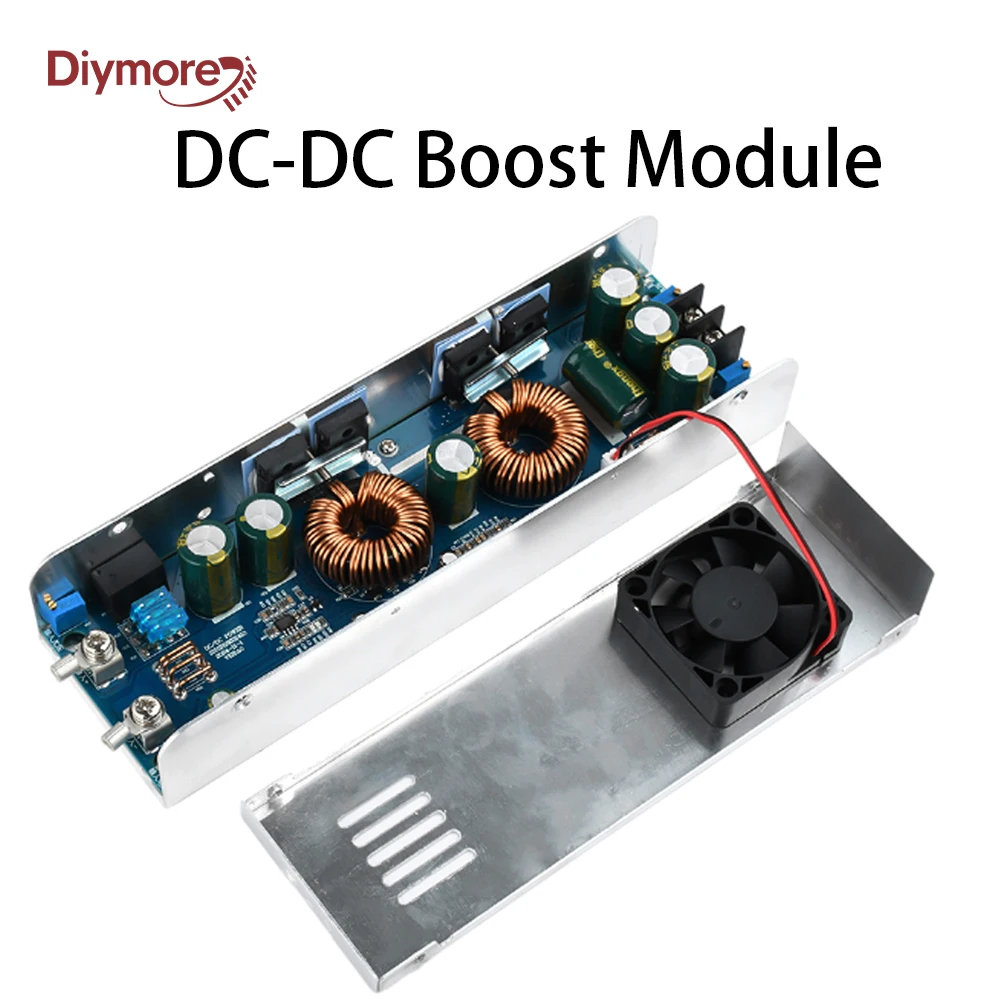 1000 W DC Boost Konstantspannung Konstantstrom Einstellbares Leistungsmodul 12–75 V bis 12–85 V DC-DC Boost-Modul Image