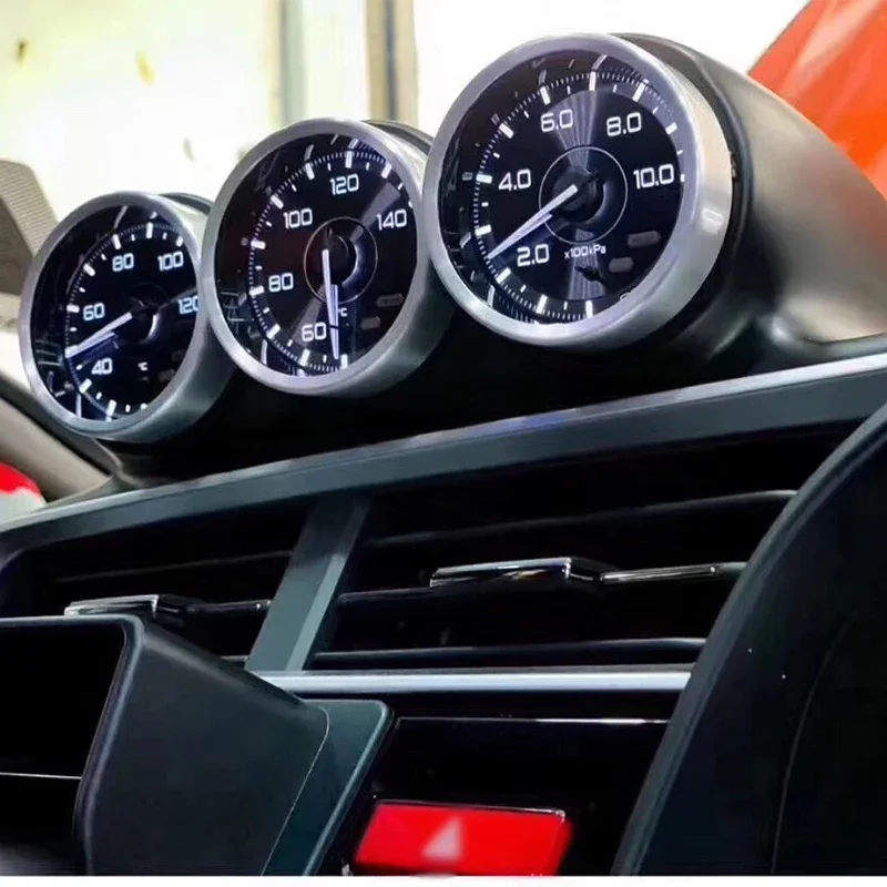 Def* A1 Calibri Temperatura dell'acqua Temp dell'olio Turbo Boost Pressione dell'olio Ext Temp Manometro Accessori per auto